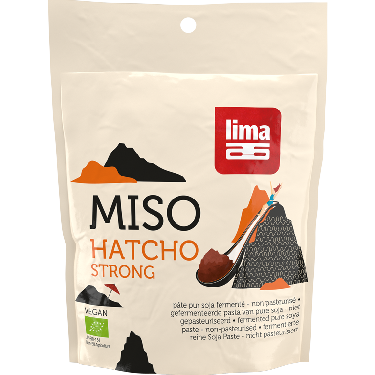 Hatcho miso (miso from pure soya), unpasteurized
