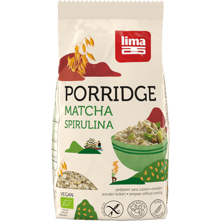 Porridge express matcha spirulina
