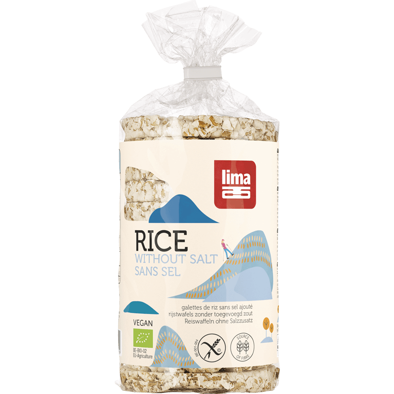 Rice cakes without added salt