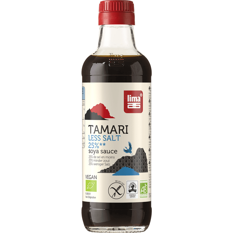 41627 278 Lima Soya Sauce Tamari Less Salt 25 Perc 250Ml Packshot