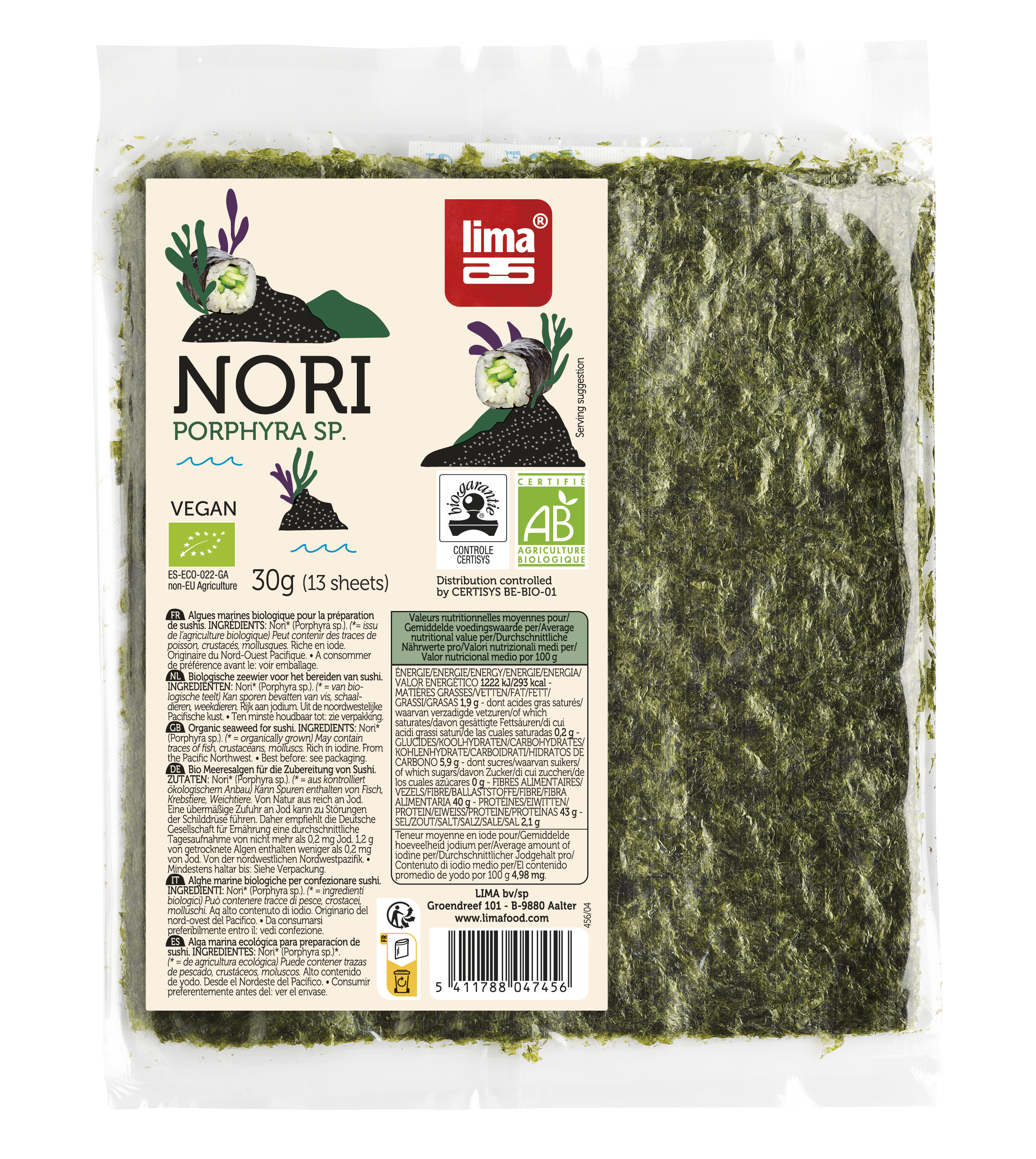 Aanp 2 Lima Land Nori Bio 100X180mm Packshot Rgb Transp