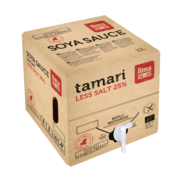 41622 Tamari 25 Less Salt 10L Bib