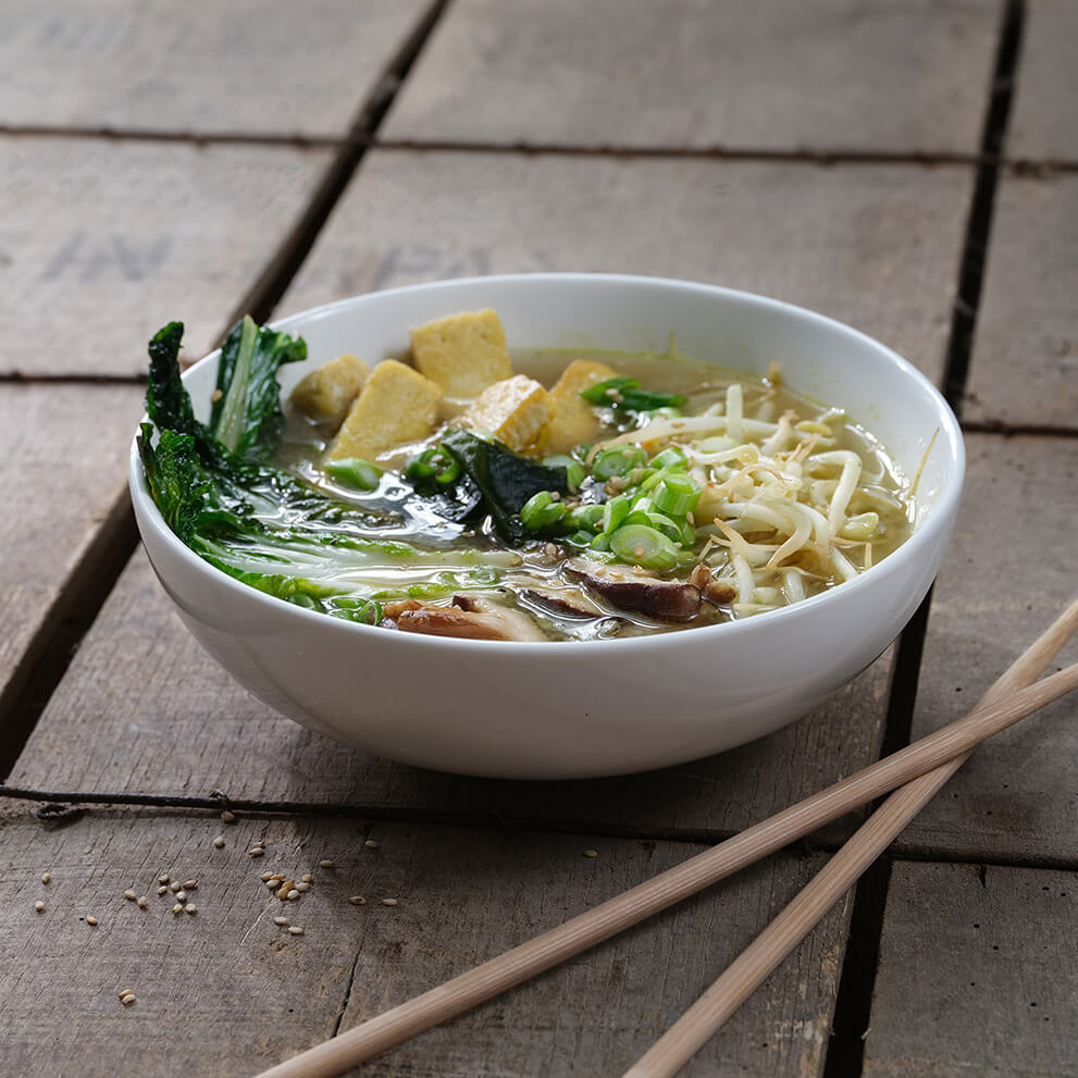Soupe Miso aux légumes et tofu