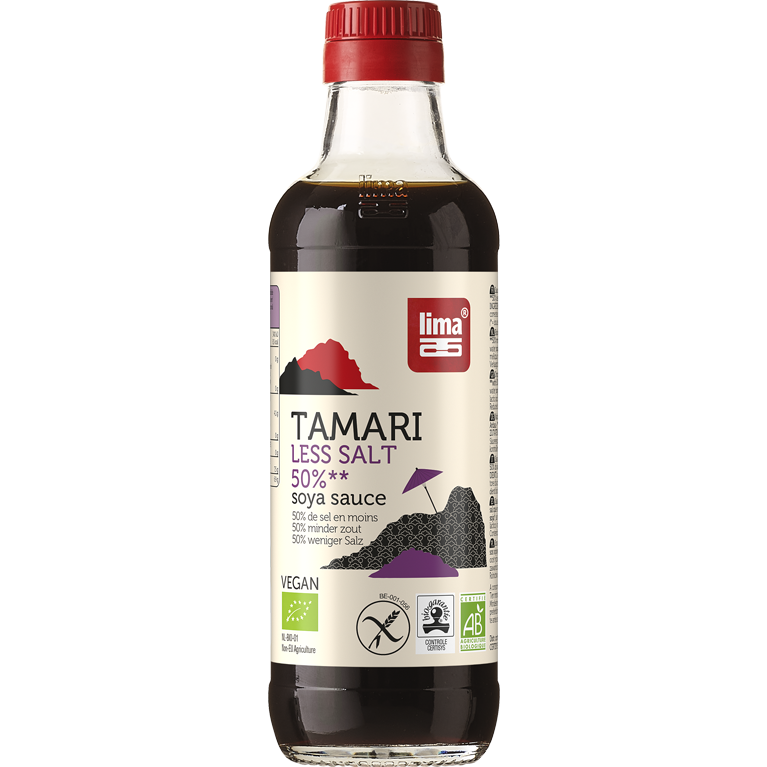 41631 279 Lima Soya Sauce Tamari Less Salt 50 Perc 250Ml Packshot