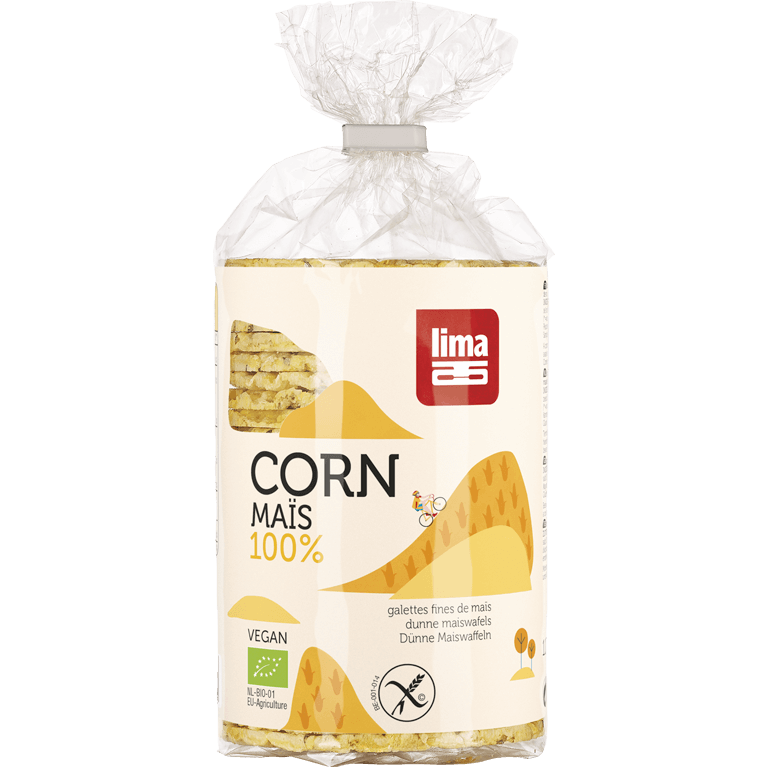 Corn cakes thin round