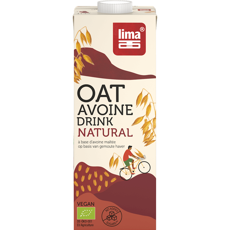 49108 157 Lima Oat Drink Natural 1L Packshot Frontaal Rgb Transp