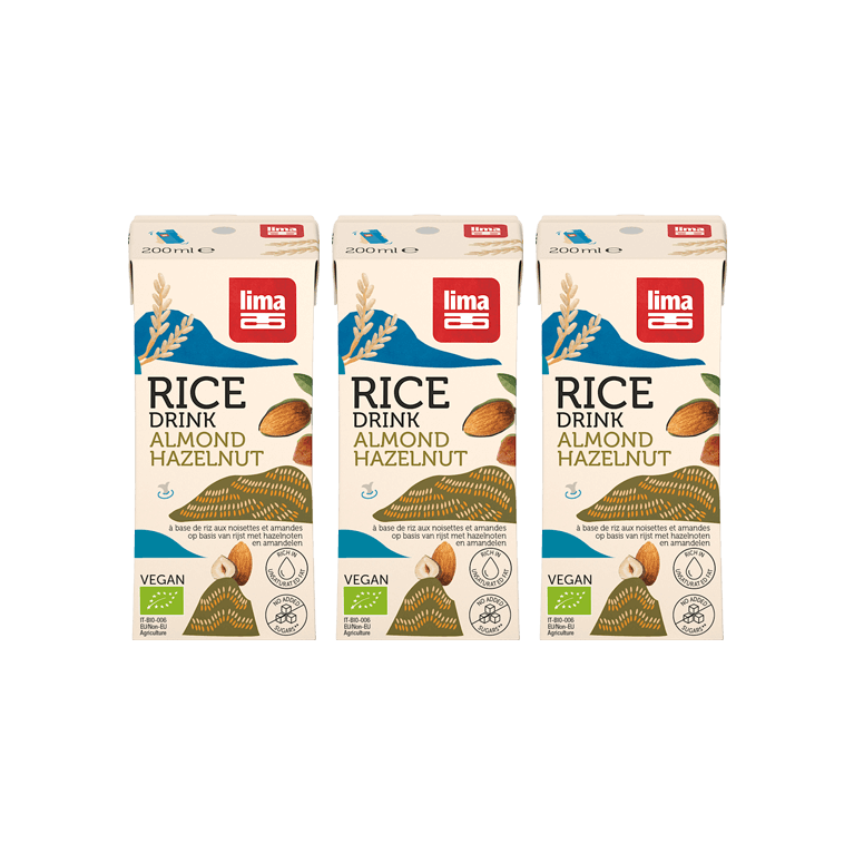 Rice Drink noisette amande 3 x 200 ml