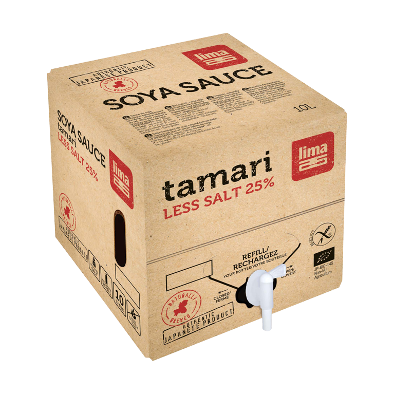 Tamari 25% less salt Dispenser