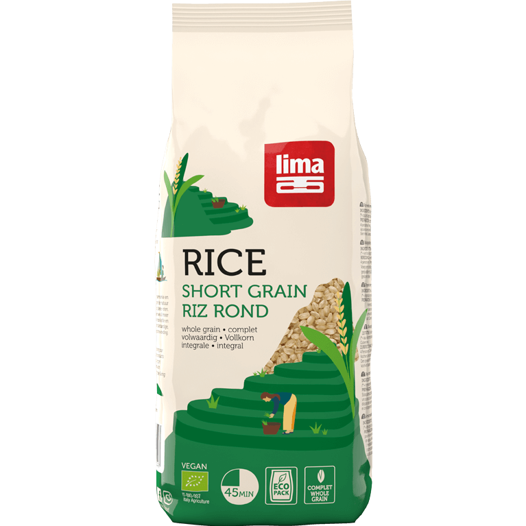 00405 Lima Land Rice Short Grain Brown 1Kg