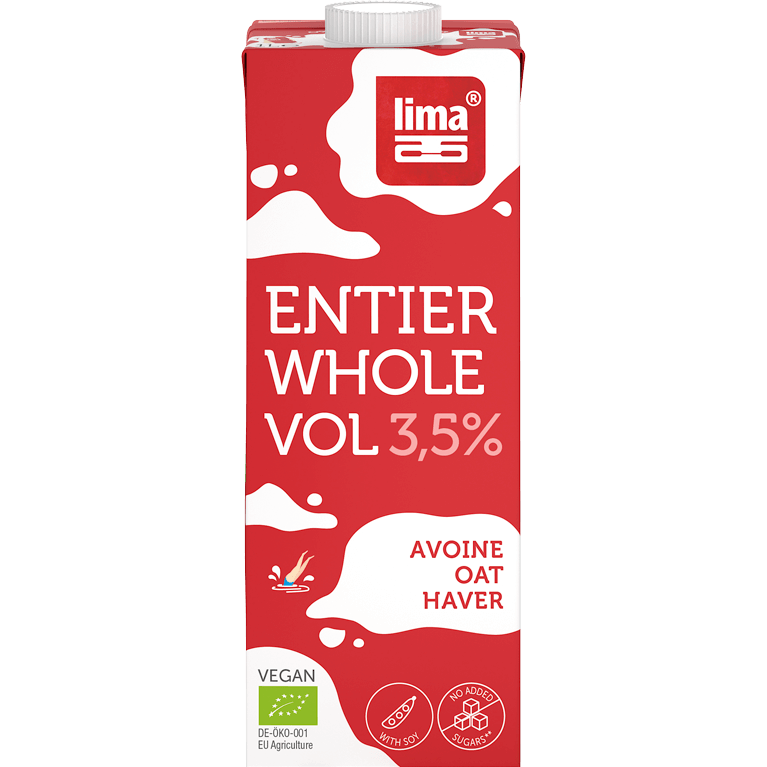 49139 157 Lima Oat Drink Whole Milk Fighter 1L Edge Packshot Frontaal Rgb Transp