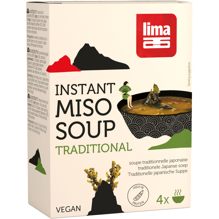 Instant miso soep traditioneel